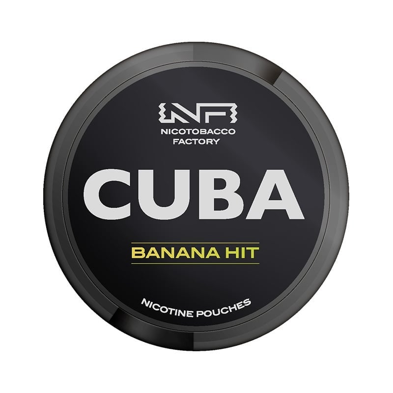 CUBA Banana Hit Strong nicotine pouches