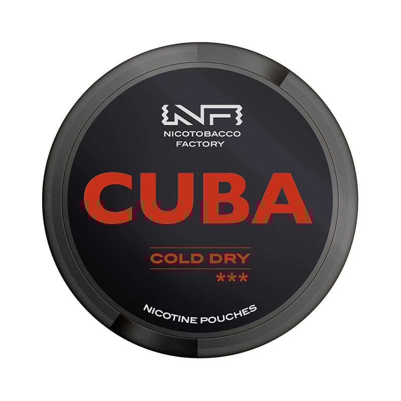 CUBA Cold Dry Strong nicotine pouches