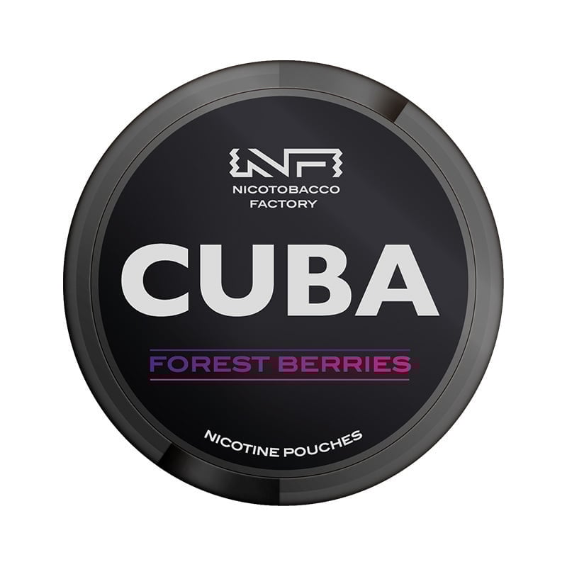 CUBA Forest Berries Strong nicotine pouches