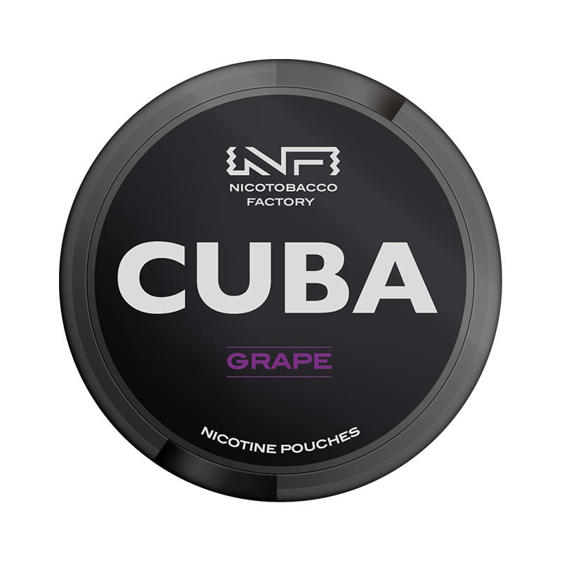 CUBA Grape Strong nicotine pouches