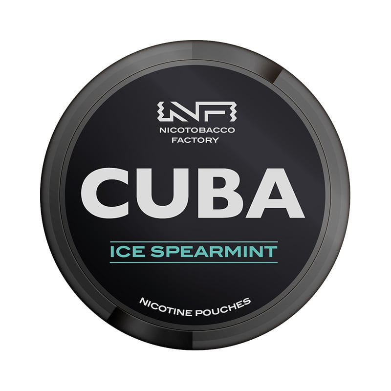 CUBA Ice Spearmint Strong nicotine pouches