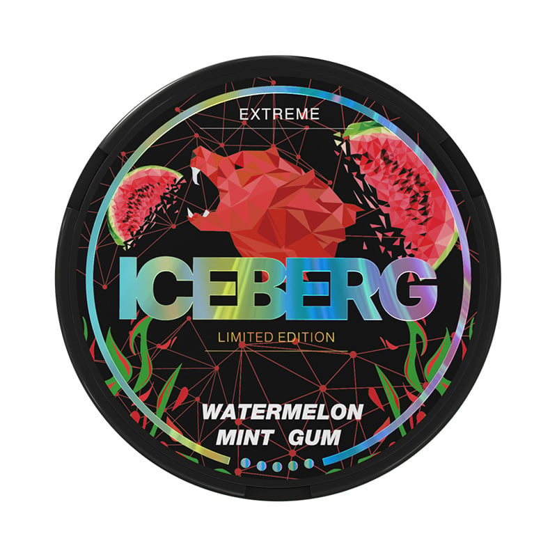 Iceberg Watermelon Mint Gum nicotine pouches