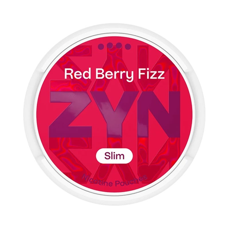 ZYN Red Berry Fizz Slim Extra Strong nicotine pouches