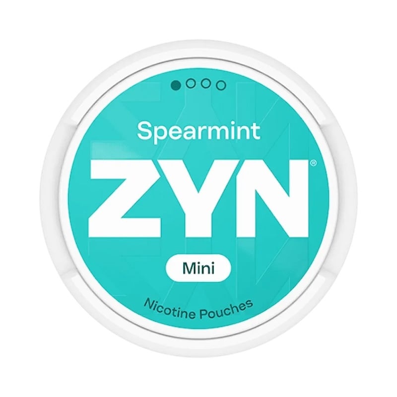 ZYN Spearmint Mini Low nicotine pouches